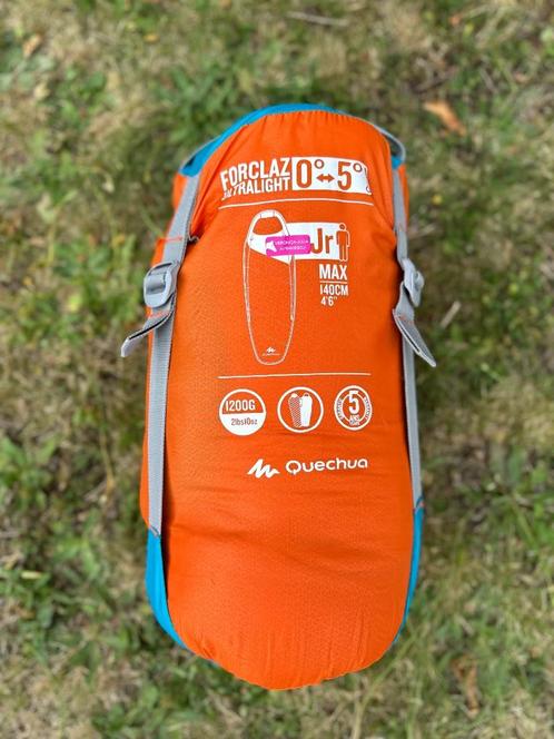 Sac de couchage / Slaapzak Forclaz Ultralight Jr. 0-5C, Caravans en Kamperen, Slaapzakken, Zo goed als nieuw, Ophalen