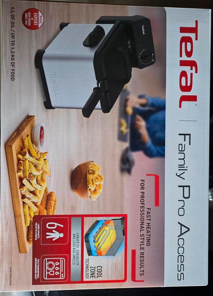 Tefal friteuse Nieuw, Elektronische apparatuur, Frituurpannen, Nieuw, Ophalen