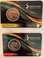 2 euro coincards belgie 2025 spa francorchamps B/E en F/D, Ophalen of Verzenden, België, 2 euro, Setje