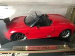 porsche boxster rood 1:18, Hobby & Loisirs créatifs, Voitures miniatures | 1:18, Voiture, Enlèvement ou Envoi, Maisto