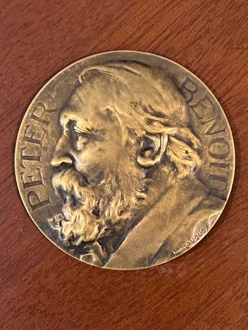 Bronzen munt Peter Benoit, Stad Antwerpen 1951 beschikbaar voor biedingen