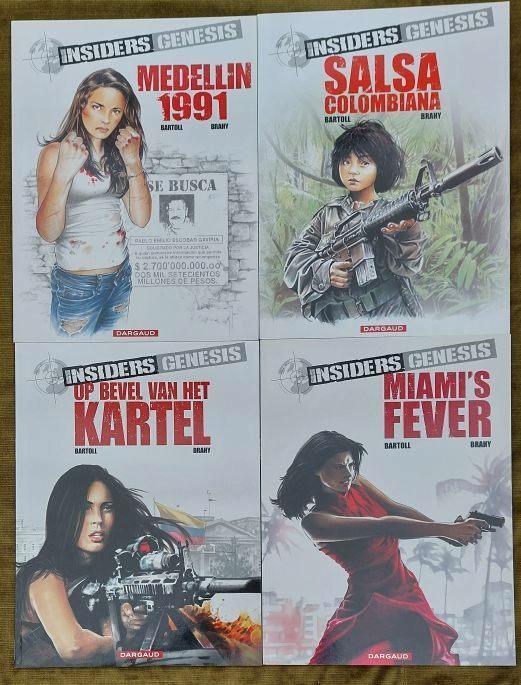 4x Insiders Genesis NIEUWSTAAT, Livres, BD, Comme neuf, Série complète ou Série, Enlèvement ou Envoi