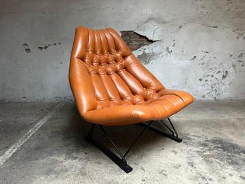 Vintage Artifort F592 lounge chair van Geoffrey Harcourt beschikbaar voor biedingen