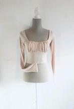 Beigekleurig Crop topje van Shein, Kleding | Dames, Topjes, Beige, Shein, Ophalen of Verzenden, Lange mouw