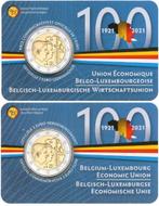 2 euros Belgique 2021 BLEU en carte monnaie, 2 euros, Enlèvement ou Envoi, Belgique