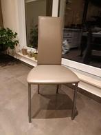 4 lederen stoelen in perfecte staat te koop, Huis en Inrichting, Stoelen, Ophalen, Overige kleuren, Leer, Zo goed als nieuw