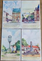 4 oude Liebig prenten: Perrons en schandpalen, Ophalen of Verzenden, Gebruikt, Overige onderwerpen, Prent