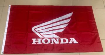 Drapeau pour motos Honda, 60 x 90 cm disponible aux enchères