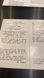 Vaste jeugdrechter 1ste aanleg Hasselt, Verzamelen, Bidprentjes en Rouwkaarten, Verzenden, Bidprentje