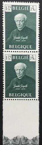 1949. Guido Gezelle. MNH. Cu: gespleten E., Postzegels en Munten, Postzegels | Europa | België, Kunst, Ophalen of Verzenden, Orginele gom