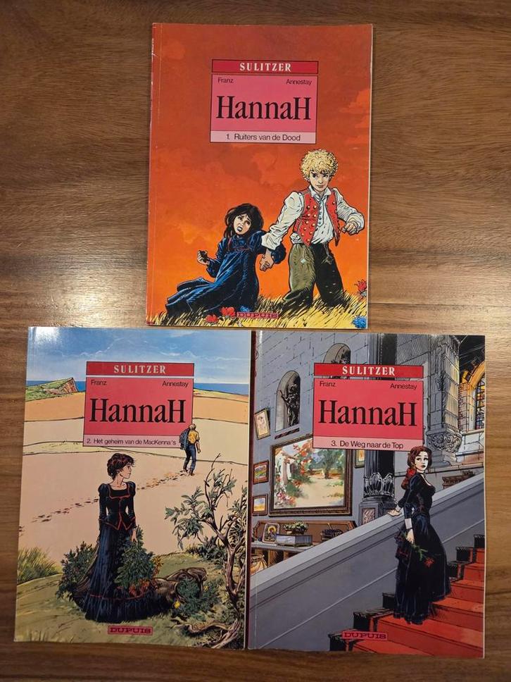 Hannah  (franz)  1 tm 3 compleet, Boeken, Stripverhalen, Ophalen of Verzenden