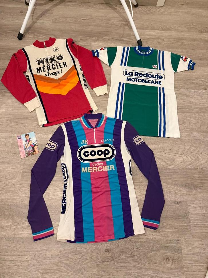 3x originele wielerprof koerstrui van Pierre-Henri Mentheour, Sport en Fitness, Wielrennen, Gebruikt, Kleding, Ophalen of Verzenden