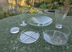 Glazen schalen, Huis en Inrichting, Woonaccessoires | Schalen en Manden, Ophalen, Zo goed als nieuw