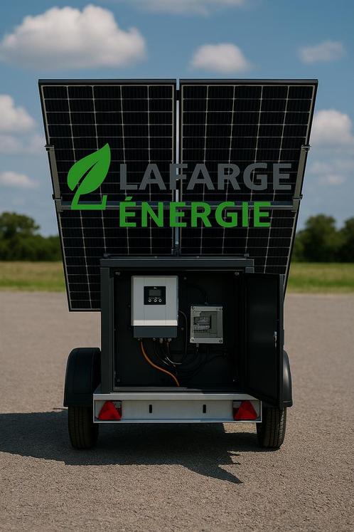 Zonnestation met geïntegreerde batterij, Auto diversen, Aanhangers en Bagagewagens, Nieuw, Ophalen of Verzenden