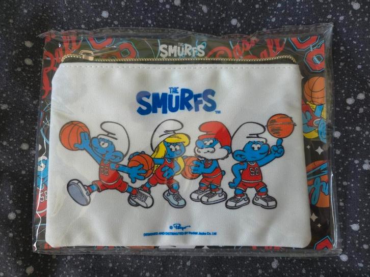 Pochette Schtroumpf basket, Verzamelen, Smurfen, Nieuw, Overige typen, Verschillende Smurfen, Verzenden