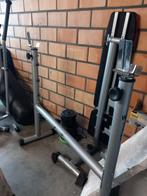 Benchpress bank + weight, Sport en Fitness, Fitnessmaterialen, Ophalen, Zo goed als nieuw, Armen, Fitnessbank