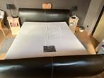 Bed met matras, Ophalen, Overige materialen, Gebruikt, Bruin