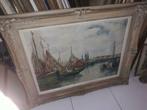 huile sur toile marine signe landtsheer, Ophalen