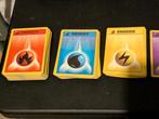 Pokemon base set energy kaarten - NL en ENG, Ophalen of Verzenden, Gebruikt