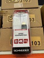 Adapter Schneider 3103 HDMI/270/Haaks Per 5 stuks, TV, Hi-fi & Vidéo, Câbles audio & Câbles de télévision, Moins de 2 mètres, Câble HDMI