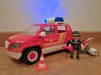 PLAYMOBIL Brandweercommandant met dienstwagen met licht en s, Enfants & Bébés, Comme neuf, Enlèvement