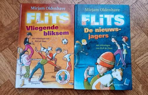 Mirjam Oldenhave: Deel 1 en 2 van Flits, Livres, Livres pour enfants | Jeunesse | 10 à 12 ans, Utilisé, Enlèvement ou Envoi