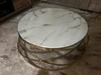 Marmer tafel, Huis en Inrichting, Ophalen, Marmer, 50 tot 75 cm, Rond