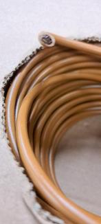 Soepel vertinde installatiedraad 6mm² Bruin, Ophalen of Verzenden, Nieuw, Kabel of Snoer