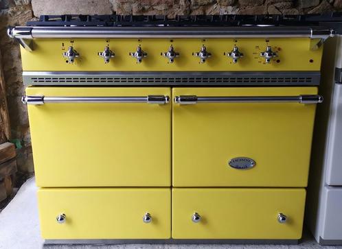 Lacanche Cluny Classic 100 MIXTE jaune tournesol chrome, Electroménager, Cuisinières, Reconditionné, Autoportant, 5 zones de cuisson ou plus