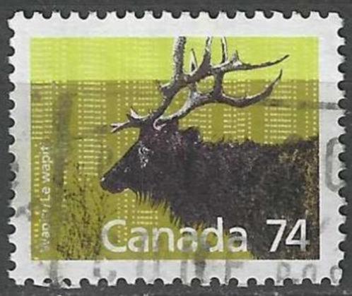 Canada 1988 - Yvert 1034 - Wapiti (ST), Timbres & Monnaies, Timbres | Amérique, Affranchi, Envoi