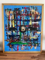 Exclusief XXL Bitcoin schilderij Lenar 145x122, Ophalen