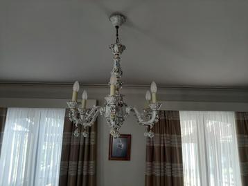 2 Antieke Kroonluchters/Kroonlusters beschikbaar voor biedingen