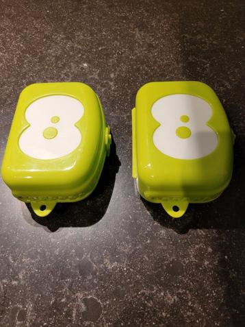 4 fruitdoosjes 2 koekendoosjes prijs/stuk beschikbaar voor biedingen