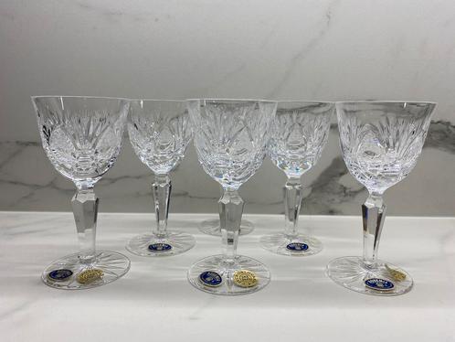 Bohemia Tsjechische 24k likeur- drinkglazen 80ml set 6st, Verzamelen, Glas en Drinkglazen, Nieuw, Borrel- of Shotglas, Ophalen of Verzenden
