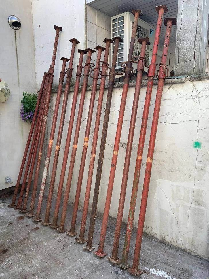 Étançons de chantier, Bricolage & Construction, Échafaudages, Utilisé, Autres types, 2 à 5 mètres, Enlèvement