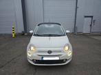 Fiat 500 1.2 automaat elek pano dak airco pdc navi lage kms, Auto's, 4 zetels, 4 cilinders, Leder en Stof, Wit