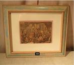 Prachtig 3-dimensionale Prent 'In de Klas' - Anton Pieck, Huis en Inrichting, Ophalen of Verzenden, Zo goed als nieuw, Print, Oorspronkelijke maker