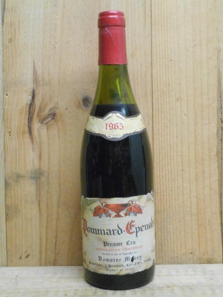 1965 * MILLESIME INTROUVABLE:  POMMARD EPENOTS, 1er cru 1965, Verzamelen, Wijnen, Zo goed als nieuw, Rode wijn, Ophalen of Verzenden