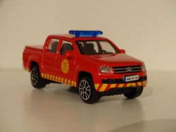 1/43 Burago VW Amarok pompiers fire brandweer beschikbaar voor biedingen