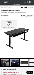 SecretLab Magnus PRO Desk met 7 Accessoires, Huis en Inrichting, Ophalen, Elektrisch, Nieuw, Bureau