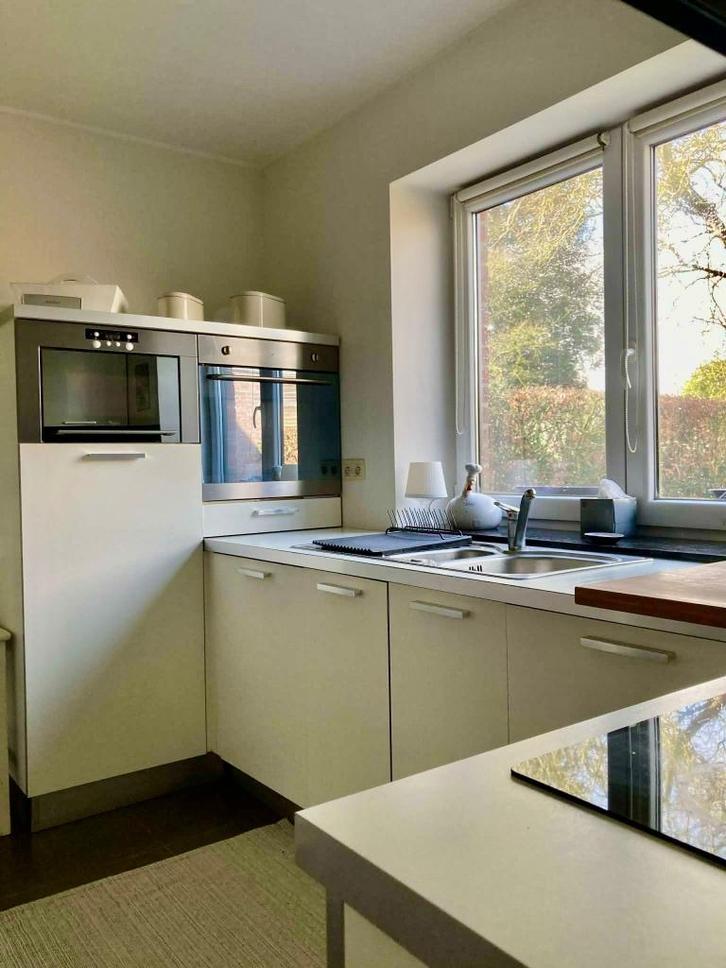 Cuisine équipée, Maison & Meubles, Cuisine | Cuisines complètes, Utilisé, Cuisine en U, Blanc, Synthétique, Avec îlot, Enlèvement