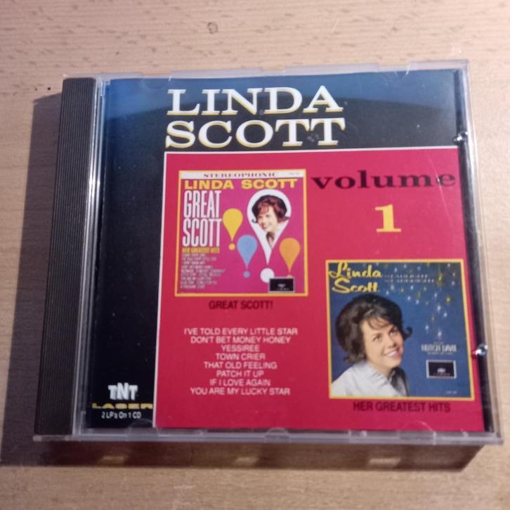 Linda Scott ‎– Great Scott / Her Greatest Hits ''Popcorn Cd", Cd's en Dvd's, Cd's | Pop, Zo goed als nieuw, 1960 tot 1980, Ophalen of Verzenden