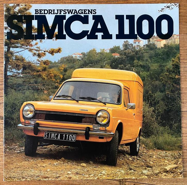 Zeer exclusieve autobrochures SIMCA, SAAB KADO IDEE ?, Boeken, Auto's | Folders en Tijdschriften, Zo goed als nieuw, Algemeen