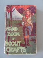 1912 Handbook Scout Crafts geschriften Scouts Nunspeet WO1 !, Verzenden, Zo goed als nieuw, Boek of Tijdschrift