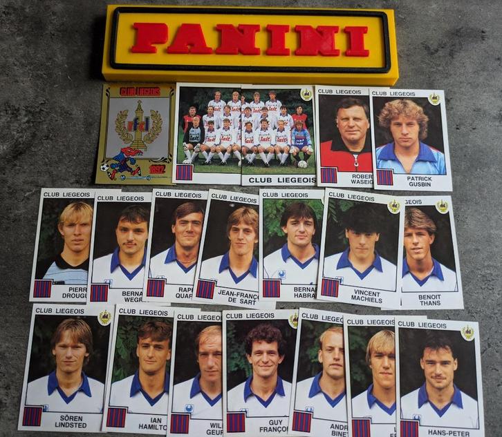 PANINI FOOTBALL 85 CLUB LUIK 19 STICKERS 1985, Hobby en Vrije tijd, Stickers en Plaatjes, Verzenden