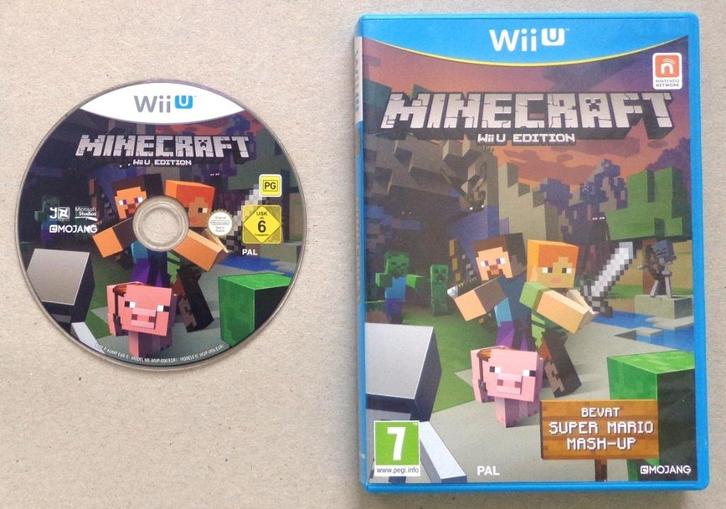 Minecraft voor de Nintendo Wii-U, Games en Spelcomputers, Games | Nintendo Wii U, Zo goed als nieuw, Ophalen of Verzenden