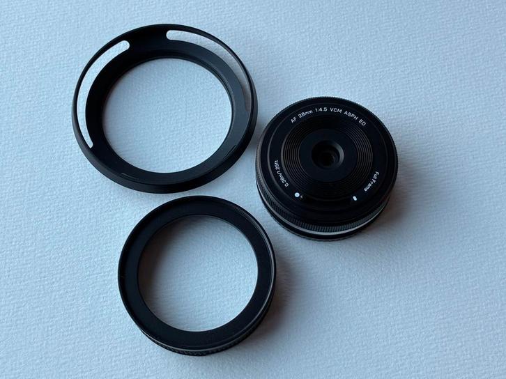 Viltrox 28mm F4.5 Chip Lens (Sony FE) met filter ring, Audio, Tv en Foto, Foto | Lenzen en Objectieven, Zo goed als nieuw, Ophalen of Verzenden