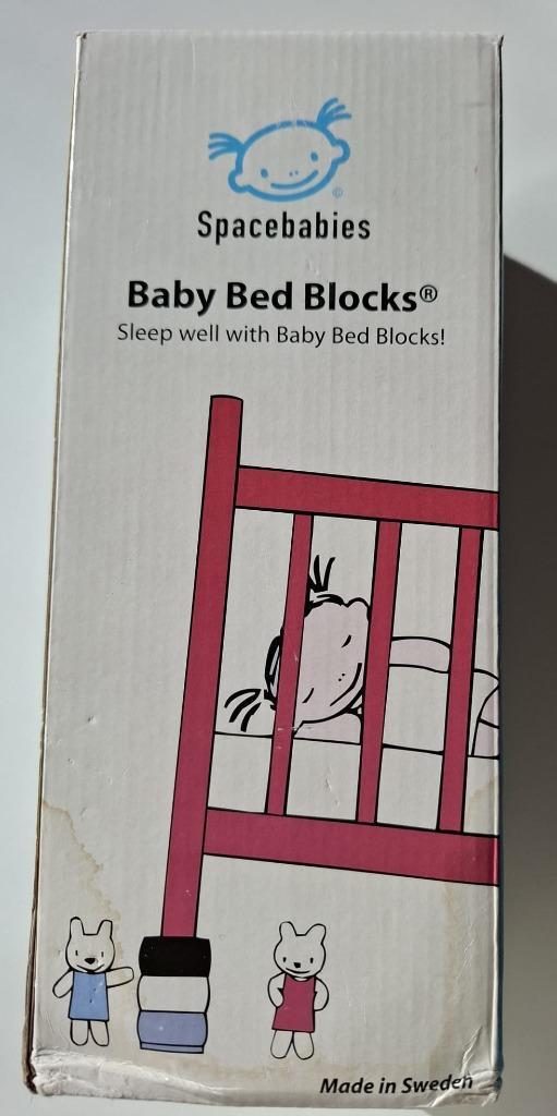 BABY BED BLOCKS, Kinderen en Baby's, Kinderkamer | Bedden, Gebruikt, Minder dan 140 cm, Minder dan 70 cm, Ophalen of Verzenden
