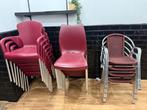 Set stoelen., Huis en Inrichting, Ophalen, Zo goed als nieuw, Rood