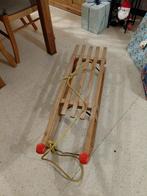 Houten  slee, Kinderen en Baby's, Speelgoed | Buiten | Sleeën, Ophalen, Zo goed als nieuw